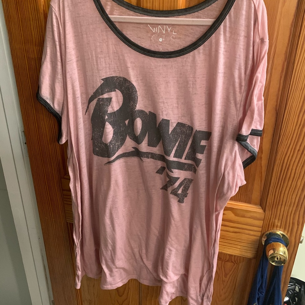 Torrid Bowie burnout tee